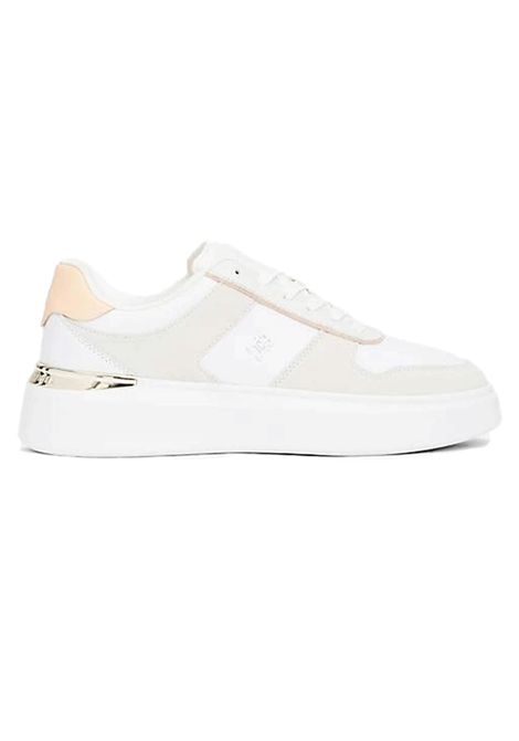 Tommy Hilfiger Fashion Court Mix Shoes White Pale Orange Women TOMMY HILFIGER | Sneakers | FW0FW08632-0JG